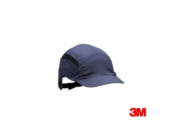 Lekki hełm ochronny 3M™ First Base™ 3 2030031, Classic, granatowy, średni daszek, 55 mm