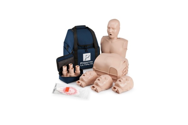 Zestaw 4 fantomów do nauki resuscytacji Prestan Professional Ultralite CPR-AED-LED kat. PP-ULM-400-MS