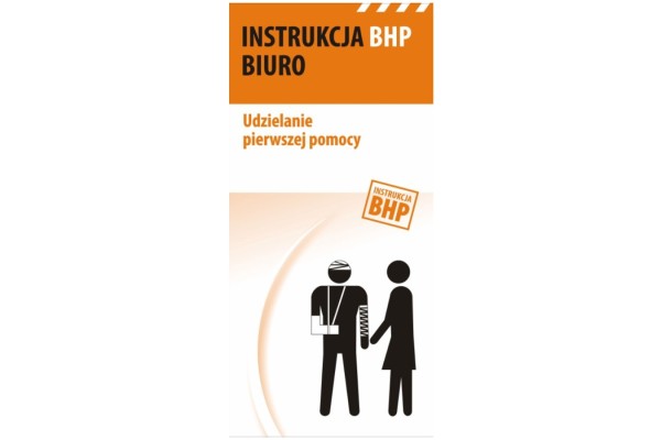 Instrukcja BHP - Udzielanie pierwszej pomocy (format broszurki)