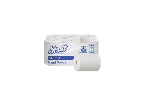 Kimberly-Clark - Ręczniki papierowe w rolce Scott Slimroll 6657