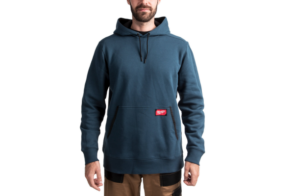 Bluza z kapturem S niebieska Milwaukee