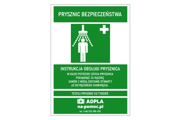 Instrukcja obsługi prysznica