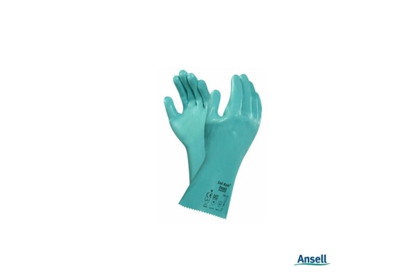 Rękawice nitrylowe 35cm Ansell AlphaTec 39-124