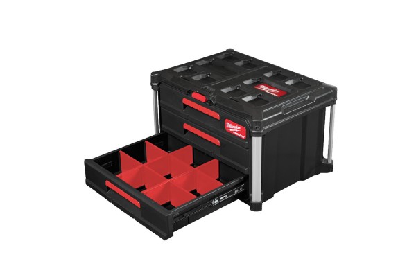 Skrzynia PACKOUT™ z 3 szufladami Milwaukee