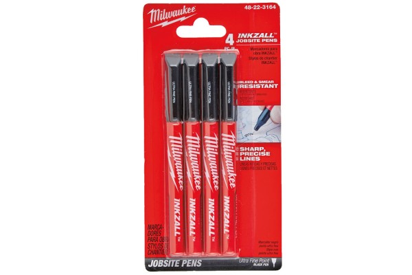 Markery Cienkie INKZALL™ czarne Milwaukee