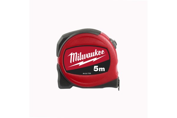 Taśma miernicza Slim 5m, 19 szerokość tarczy Milwaukee