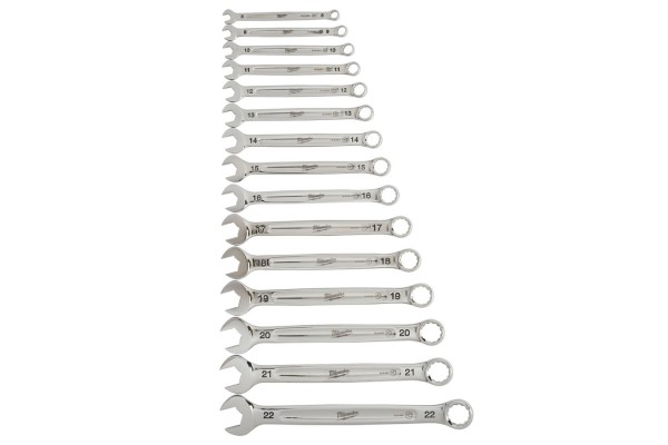Zestawy Kluczy Płasko-Oczkowych MAX BITE™ 15szt. Milwaukee