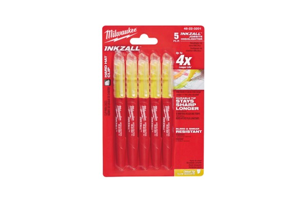 Zakreślacze INKZALL™ żółte Milwaukee