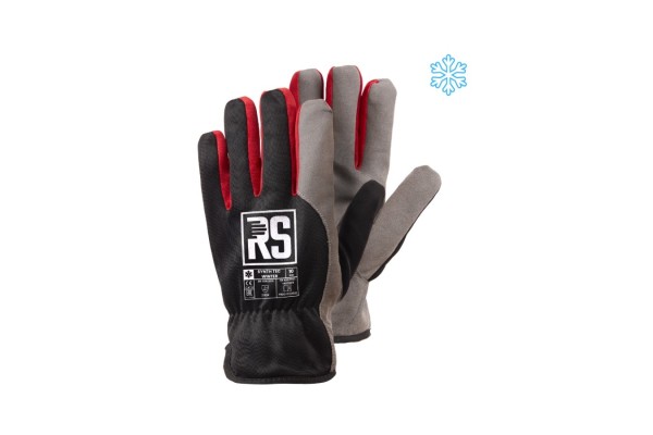 Rękawice skórzane syntetyczne RS SYNTH TEC WINTER