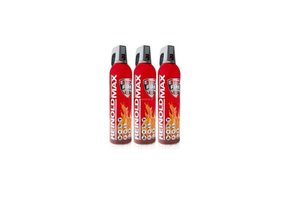 Spray gaśniczy 750ml (3 szt.)- gasi tłuszcze jadalne - do domu, kuchni, na kemping