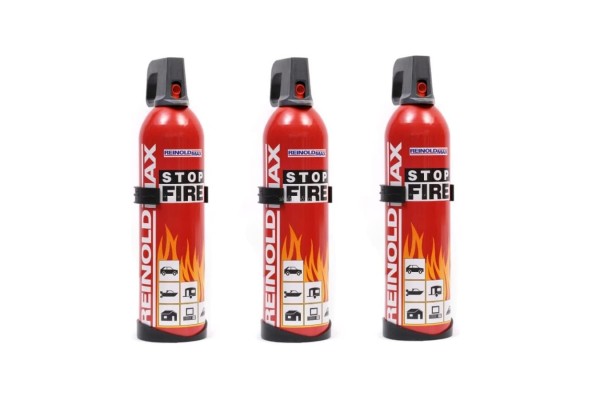 Spray gaśniczy 1000 ml (3szt) - do domu, garażu, na kemping